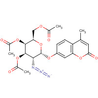 124167-43-7 4-Methylumbelliferyl 3,4,6-tri-O-Acetyl-2-azido-2-deoxy-a-D-galactopyranoside chemical structure