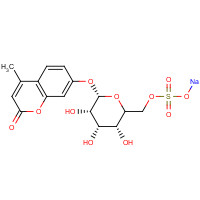 206443-06-3 4-Methylumbelliferyl b-D-Galactopyranoside-6-sulfate Sodium Salt chemical structure