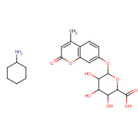 66895-33-8 4-Methylumbelliferyl a-L-Idopyranosiduronic Acid Cyclohexylammonium Salt chemical structure