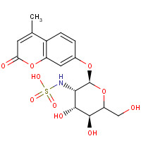 180088-52-2 4-Methylumbelliferyl 2-Sulfamino-2-deoxy-a-D-glucopyranoside chemical structure