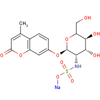 460085-45-4 4-Methylumbelliferyl 2-Sulfamino-2-deoxy-a-D-glucopyranoside Sodium Salt chemical structure