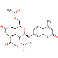 6160-79-8 4-Methylumbelliferyl 2,3,4,6-Tetra-O-acetyl-b-D-galactopyranoside chemical structure