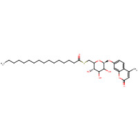 229644-17-1 4-Methylumbelliferyl 6-Thio-palmitate-b-D-glucopyranoside chemical structure