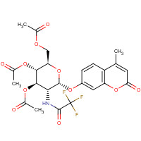 137686-92-1 4-Methylumbelliferyl 2-Trifluoroacetyl-3,4,6-O-triacetyl-2-deoxy-a-D-glucopyranoside chemical structure