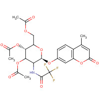 137686-93-2 4-Methylumbelliferyl 2-Trifluoroacetyl-3,4,6-O-triacetyl-2-deoxy-b-D-glucopyranoside chemical structure