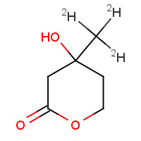 61219-76-9 D,L-Mevalonic Acid Lactone-d3 chemical structure
