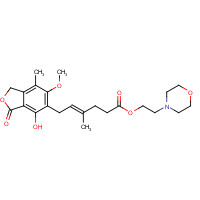 1132748-21-0 Mycophenolate Mofetil-d4 chemical structure