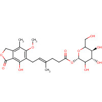 344562-78-3 Mycophenolic Acid Acyl-b-D-glucoside chemical structure