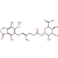 99043-04-6 Mycophenolic Acid Acyl-b-D-glucuronide chemical structure