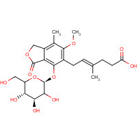 55533-52-3 Mycophenolic Acid Phenolic b-D-Glucoside chemical structure
