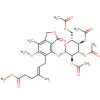 1186295-42-0 Mycophenolic Acid Methyl Ester Phenolic 6-(2,3,4,6-tetra-O-Acetyl-b-D-glucoside) chemical structure