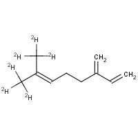 75351-99-4 b-Myrcene-d6 chemical structure