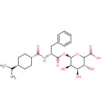 183996-85-2 Nateglinide Acyl-b-D-glucuronide chemical structure