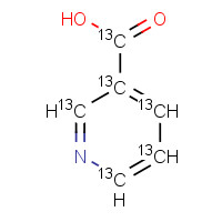 1189954-79-7 Nicotinic Acid-13C6 chemical structure