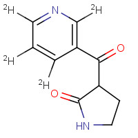 764661-25-8 3-(Nicotinoyl-2,4,5,6-d4)-2-pyrrolidinone chemical structure