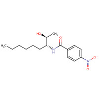 119691-06-4 rac erythro-3-(4-Nitrobenzamido)nonan-2-ol chemical structure