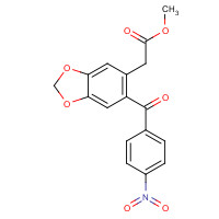197369-14-5 6-(4-Nitrobenzoyl)-1,3-benzodioxole-5-acetic Acid Methyl Ester chemical structure