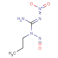 13010-07-6 N'-Nitro-N-nitroso-N-propylguanidine chemical structure