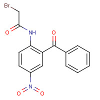2011-70-3 5-Nitro-2-(bromoacetamido)benzophenone chemical structure