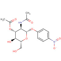 23262-57-9 p-Nitrophenyl 2-Acetamido-2-deoxy-3-O-acetyl-b-D-glucopyranoside chemical structure