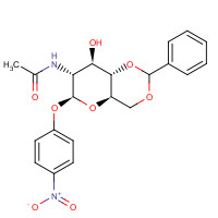 19234-58-3 p-Nitrophenyl 2-Acetamido-2-deoxy-4,6-benzylidene-b-D-glucopyranoside chemical structure