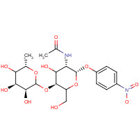 259143-52-7 4-Nitrophenyl 2-Acetamido-2-deoxy-4-O-a-L-fucopyranosyl)-b-D-glucopyranoside chemical structure