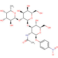 93496-53-8 p-Nitrophenyl 2-Acetamido-2-deoxy-3-O-[2-O-a-L-fucopyranosyl)-b-D-galactopyranosyl]-b-D-glucopyranoside chemical structure