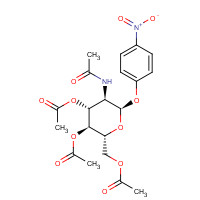 13089-23-1 p-Nitrophenyl 2-Acetamido-2-deoxy-3,4,6-tri-O-acetyl-a-D-glucopyranoside chemical structure