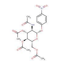 13089-27-5 p-Nitrophenyl 2-Acetamido-3,4,6-tri-O-acetyl-b-D-glucopyranoside chemical structure