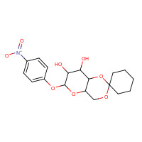 102717-16-8 p-Nitrophenyl 4,6-Cyclohexylidene-b-D-mannopyranoside chemical structure