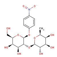 77640-21-2 p-Nitrophenyl 2-O-(b-L-Fucopyranosyl)-b-D-galactopyranoside chemical structure