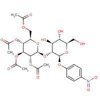 26255-69-6 4-Nitrophenyl 2-O-(2,3,4,6-Tetra-O-acetyl-b-D-glucopyranosyl)-b-D-glucopyranoside chemical structure