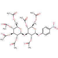 195715-98-1 4-Nitrophenyl 2,4,6-Tri-O-acetyl-3-O-(2,3,4,6-tetra-O-acetyl -b-D-glucopyranosyl)-b-D-glucopyranoside chemical structure