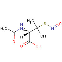 79032-48-7 S-Nitroso-N-acetyl-D-b,b-dimethylcysteine chemical structure