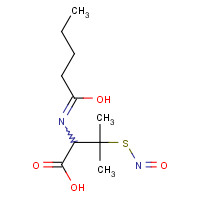 225233-99-8 S-Nitroso-N-valeryl-D,L-penicillamine chemical structure