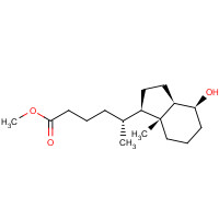 135359-40-9 (δR,1R,3aR,4S,7aR)-Octahydro-4-hydroxy-δ,7a-dimethyl-1H-indene-1-pentanoic Acid Methyl Ester chemical structure