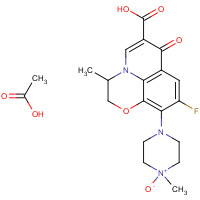 104721-52-0 Ofloxacin N-Oxide Acetic Acid Salt chemical structure