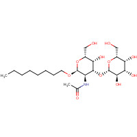 607353-49-1 N-Octyl 2-Acetamido-2-deoxy-3-O-(b-D-galactopyranosyl)-a-D-glucopyranoside chemical structure