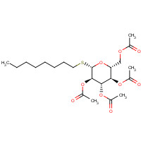 85618-26-4 Octyl Tetra-2,3,4,6-O-acetyl-b-D-thioglucopyranoside chemical structure