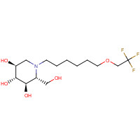 383417-50-3 N-(7-Oxa-9,9,9-trifluorononyl)deoxynojirimycin chemical structure
