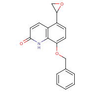 112281-28-4 5-(2-Oxiranyl)-8-(phenylmethoxy)-2(1H)-quinolinone chemical structure