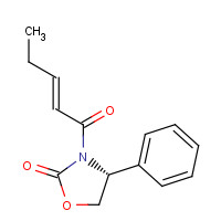 188559-05-9 [R-(E)]-3-(1-Oxo-2-pentenyl)-4-phenyl-2-oxazolidinone chemical structure
