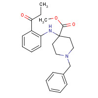 61085-72-1 4-[(1-Oxopropyl)phenylamino]-1-benzyl-4-piperidinecarboxylic Acid Methyl Ester chemical structure