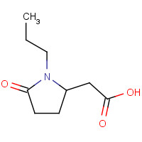 90609-03-3 5-Oxo-1-propyl-2-pyrrolidineacetic Acid chemical structure
