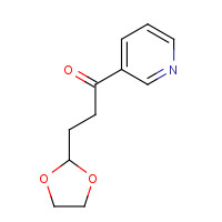 109065-57-8 2-[3-Oxo-3-(3-pyridyl)propyl]-1,3-dioxolane chemical structure