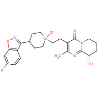 761460-08-6 3-{2-[4-(6-Fluoro-1,2-benzoxazol-3-yl)-1-oxido-1-piperidinyl]ethyl}-9-hydroxy-2-methyl-6,7,8,9-tetrahydro-4H-pyrido[1,2-a]pyrimidin-4-one chemical structure