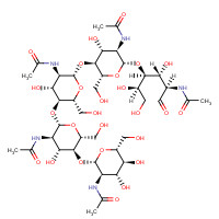 36467-68-2 N,N',N'',N''',N''''-Pentaacetylchitopentaose chemical structure