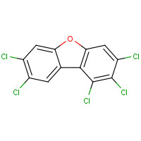 57117-41-6 1,2,3,7,8-Pentachlorodibenzofuran chemical structure