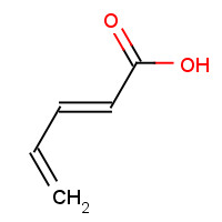 21651-12-7 (2E)-2,4-Pentadienoic Acid chemical structure