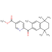 153559-92-3 6-[(3,5,5,8,8-Pentamethyl-5,6,7,8-tetrahydronaphthalen-2-yl)carbonyl chemical structure